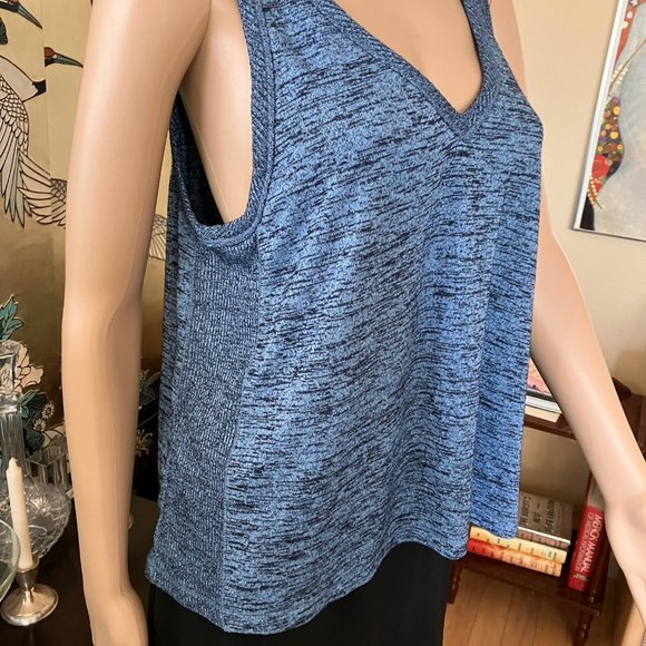Rag & Bone Blue Multi Tank Sz Large NWT - Picture 5 of 6